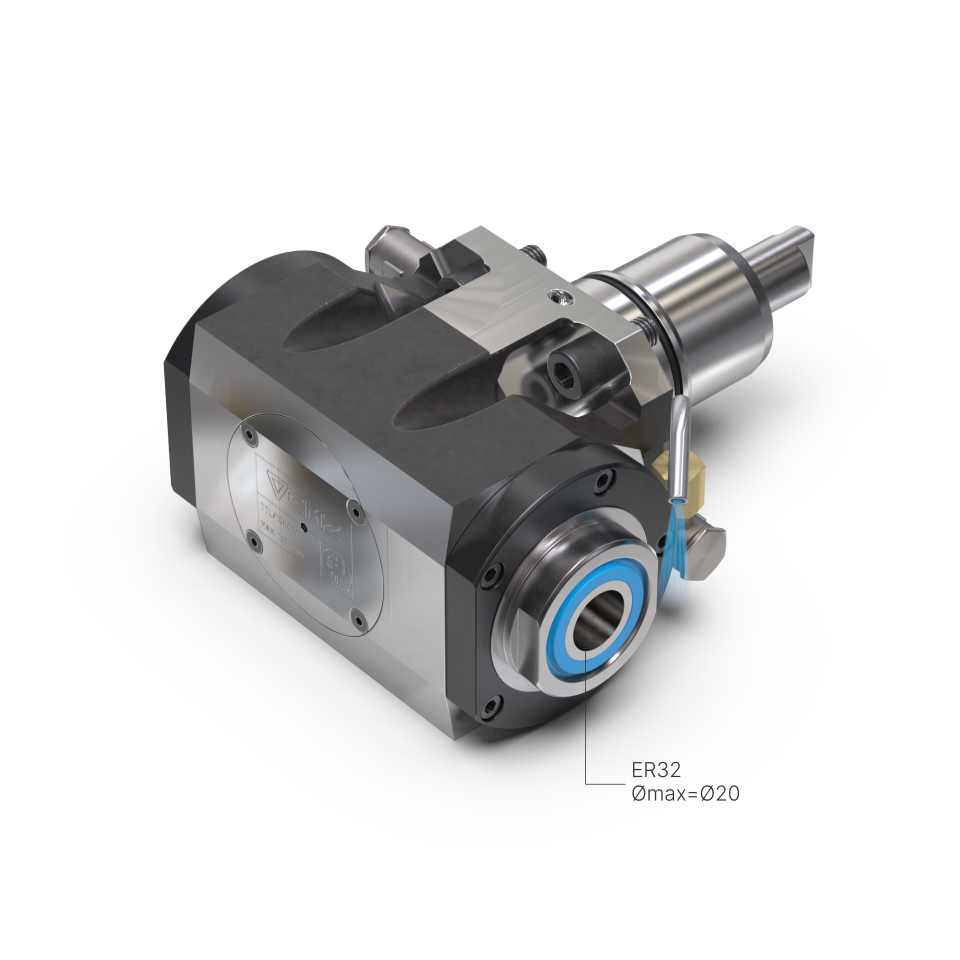 Buy Axial double driven toolholder ER32 H65 8.000rpm for CNC